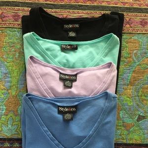 4 Tee shirts (sold together)